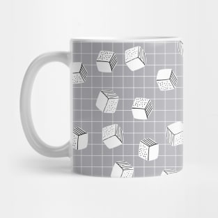 Cute Tofu Cubes Pattern Mug